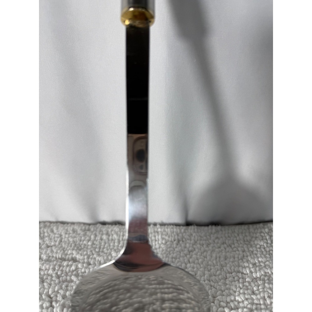 Stainless Steel Wok Spatula Silver Gold Tone Long Handle Stir Fry Shovel‎ 13.75" - Picture 8 of 8